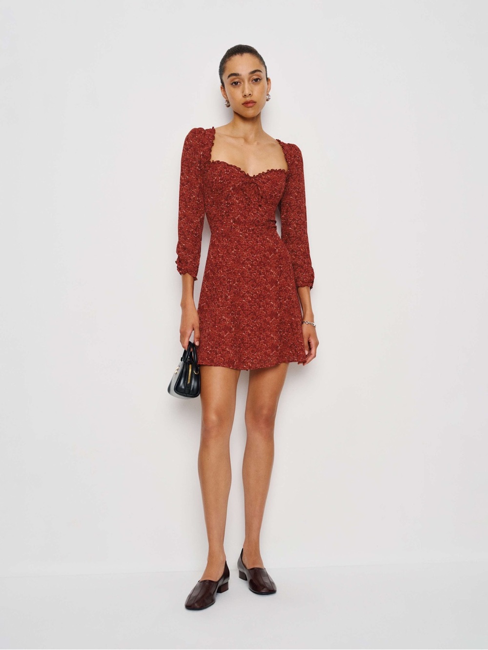 Reformation Remi Dress in Roseanne